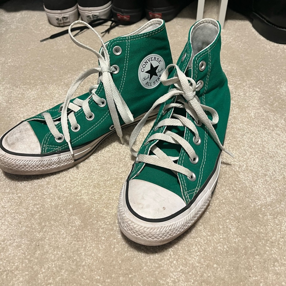 Converse Green High-Top Sneakers